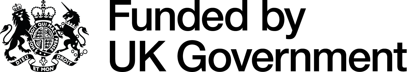 Funded by UK Government banner